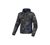 Macna Riggor MC Jacket Black/Grey Camo/BlueS Black,Grey Camo,Blue