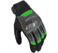 Macna Rime perforated Motorcycle Gloves, black-green, size 3XL for Men