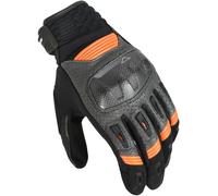 Macna Rime perforated Motorcycle Gloves, black/orange, size 2XL