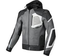 Macna Risant perforated Motorcycle Leather / Textile Jacket, black-grey-white, size 52 for Men