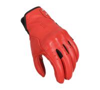 Macna Rouge perforated Ladies Motorcycle Gloves, black-red, size S for Women