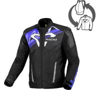 Macna Sevent, textile jacket waterproof XXL Black/Blue/White