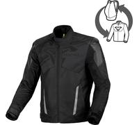 Macna Sevent waterproof Motorcycle Textile Jacket, black, size L