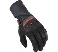 Macna Shellar perforated Motorcycle Gloves, black-red, size XL for Men