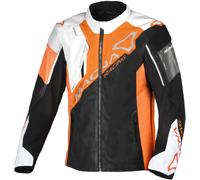Macna Sigil Motorcycle Textile Jacket, black/orange, size 3XL