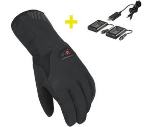 Macna Spark heatable Bicycle Gloves Kit, black, size S