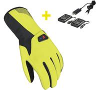 Macna Spark heatable Bicycle Gloves Kit, yellow/black, size 2XL