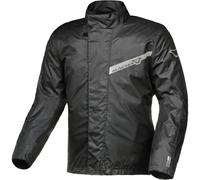 Macna Spray Motorcycle Rain Jacket, black, size S