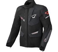 Macna Synchrone Motorbike Motorcycle Waterproof Textile Jacket - Black