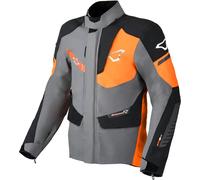 Macna Synchrone, textile jacket waterproof M Grey/Orange/Black
