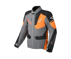 MACNA SYNCHRONE Textiljacke grau-orange-schwarz XXL