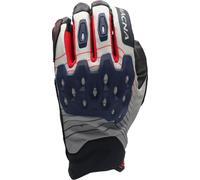 Macna Tanami Motorcycle Gloves, black-white-blue, size L for Men