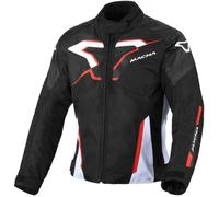 MACNA TAZAR 2.0 Damen Textiljacke schwarz-weiss-rot M