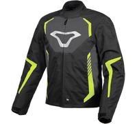 Macna Tazar waterproof Motorcycle Textile Jacket, black-yellow, size XL for Men