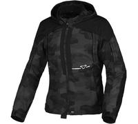 Macna Territor Waterproof Ladies Motorcycle Textile Jacket, black/camouflage, size XL