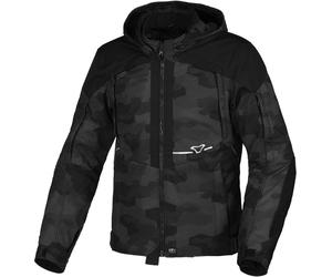 Macna Territor waterproof Motorcycle Textile Jacket, black/camouflage, size S