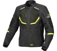 Macna Tondo, textile jacket L Black/Neon-Yellow