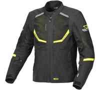 Macna Tondo waterproof Motorcycle Textile Jacket, black/yellow, size XS