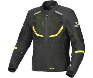 Macna Tondo waterproof Motorcycle Textile Jacket, black/yellow, size XXL