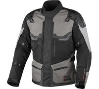 Macna Touros waterproof Motorcycle Textile Jacket, black-grey, size 2XL for Men