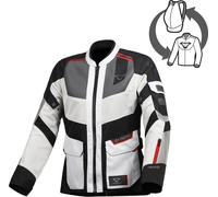 Macna Travelair Ladies Motorcycle Textile Jacket, black-grey, size M for Women