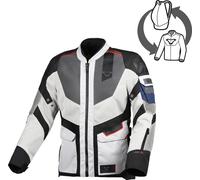 Macna Travelair Motorcycle Textile Jacket, grey/black, size 2XL