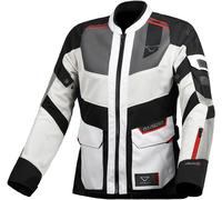 Macna Travelair, textile jacket women XL Light Grey/Black/Red