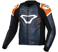 MACNA TRONNIQ leather jacket blue-orange-white 50