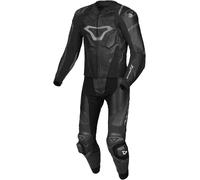 Macna Tronniq perforated Two Piece Motorcycle Leather Suit, black, size 50 for Men