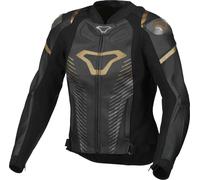 MACNA TRONNIQ women's leather jacket black-gold 44
