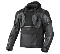 Macna Tryton Moto Motorcycle Motorbike Textile Jacket Black