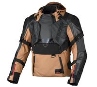 Macna Tryton Moto Motorcycle Motorbike Textile Jacket Brown / Black