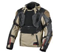 Macna Tryton Moto Motorcycle Motorbike Textile Jacket Taupe / Black