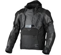 Macna Tryton NightEye waterproof Motorcycle Leather/Textile Jacket, black, size XL