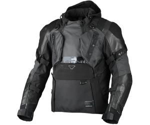 Macna Tryton NightEye waterproof Motorcycle Leather/Textile Jacket, black, size XL