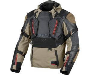 Macna Tryton, textile jacket waterproof S Light Grey/Black