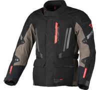 MACNA ULTIMAX 2.0 Textiljacke schwarz-taupe-rot L