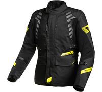 Macna Ultimax waterproof Ladies Motorcycle Textile Jacket, black-yellow, size L for Women