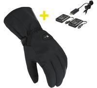 Macna Unite 2.0 RTX heatable waterproof Motorcycle Gloves Kit, black, size L