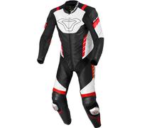 Macna Varshall, leather suit 1pcs. perforated 46 Black/White/Red
