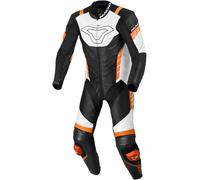 Macna Varshall, leather suit 1pcs. perforated 52 Black/White/Orange