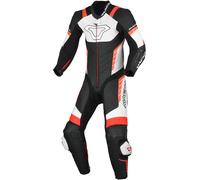 Macna Varshall, leather suit 1pcs. perforated kids 122 Black/White/Red