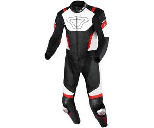 Macna Varshall, leather suit 2pcs. perforated 54 Black/White/Red