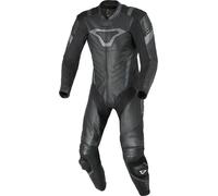 Macna Varshall perforated One Piece Motorcycle Leather Suit, black/grey, size 50