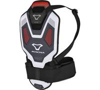 Macna Vault Back Protector, black/white, size S