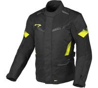 Macna Vaulture waterproof Motorcycle Textile Jacket, black-yellow, size 2XL for Men