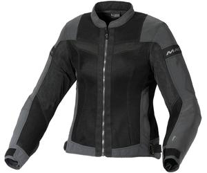 Macna Velotura NightEye Ladies Motorcycle Textile Jacket, black/grey, size M