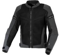 Macna Velotura NightEye Motorcycle Textile Jacket, black/grey, size XS