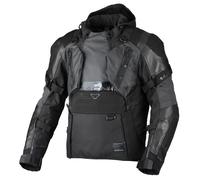 Macna Tryton NightEye waterproof Motorcycle Leather/Textile Jacket, black, size 2XL for Men