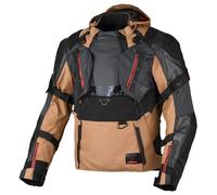 Macna Waterproof Thermal Tryton Motorbike Motorcycle Textile Jacket Brown Black